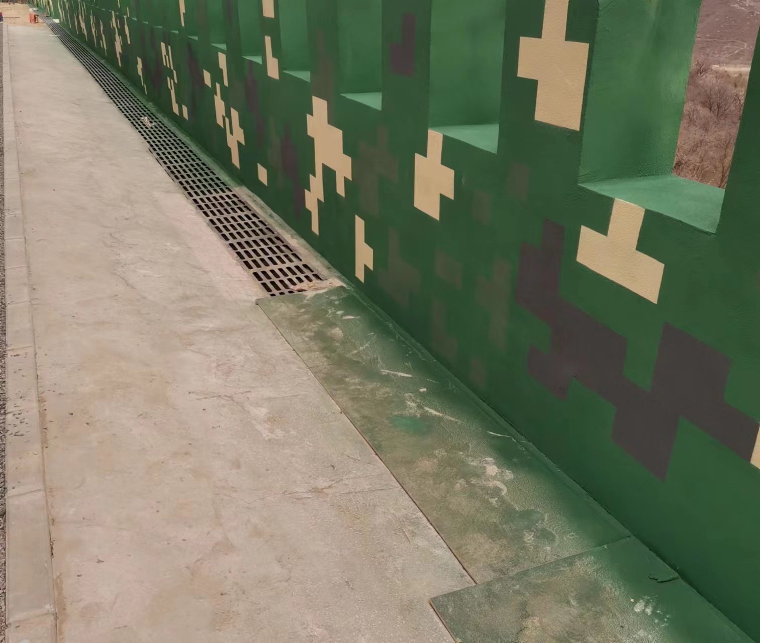 咸宁围墙迷彩喷涂,数迷彩漆