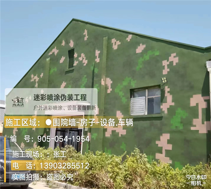 咸宁外墙数码迷彩漆施工报价清单（100㎡标准墙面测算）